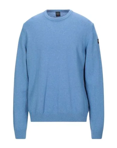 Paul & Shark Sweater In Sky Blue