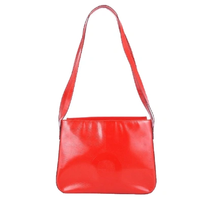 Pre-owned Celine Red Leather Vintage Shoulder Bag
