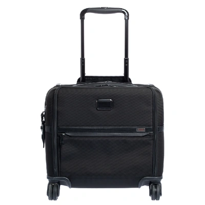 Pre-owned Tumi Black Nylon Alpha 9 Compact 4 Wheel Case