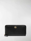 Gucci Petite Marmont Zip-around Wallet In Black