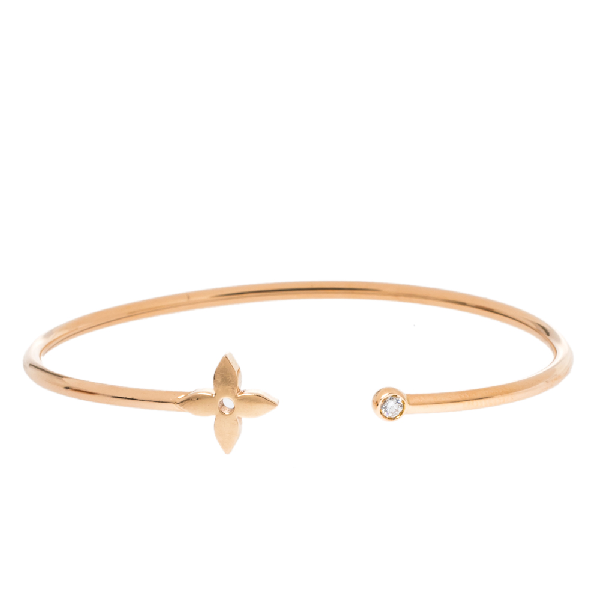 Louis Vuitton Idylle Blossom Bracelet, Pink Gold and Diamonds. Size NSA