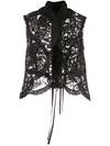 ANN DEMEULEMEESTER LACE DESIGN BOLERO,15753897