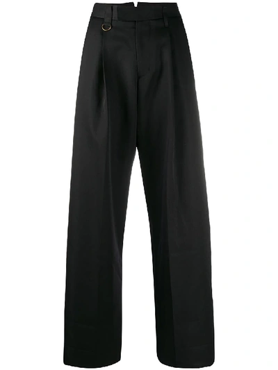 Samuel Gui Yang Hose Mit Weitem Bein In Black