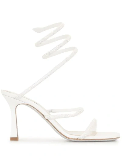René Caovilla Cloe High-heel Sandals In White