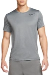 Nike Men's Pro Dri-fit Training Top In Black/ Smoke Grey/ Heather