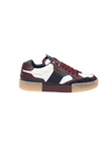 DOLCE & GABBANA MIAMI trainers IN BORDEAUX / BLUE CALFSKIN,11499653