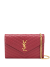 SAINT LAURENT MONOGRAM ENVELOPE CLUTCH