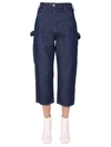 MM6 MAISON MARGIELA CROPPED JEANS,S52LA0138 S30460967