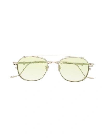 Gentle Monster X Diplo Lonewolf 02 Square Tinted Sunglasses In Green