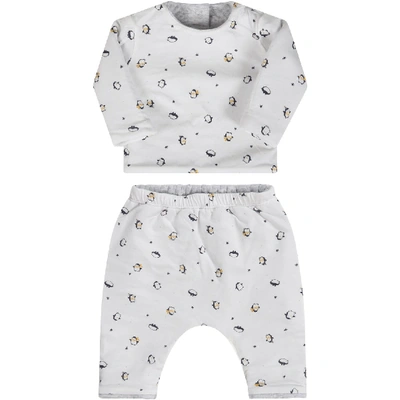 Absorba Grey Suit For Babykids With Penguins