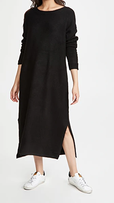 Line & Dot Calli Sweater Dress In Black
