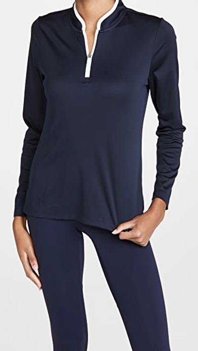 Tory Sport Tory Burch Performance Half-zip Pullover In Tory Navy