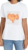 STELLA MCCARTNEY ELEPHANT TANGERINE TEE