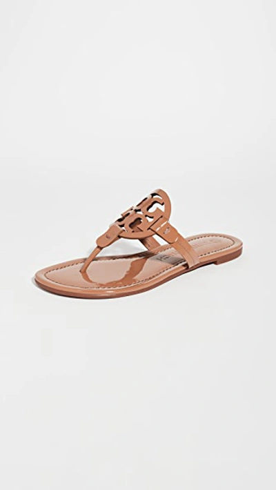 TORY BURCH MILLER THONG SANDALS TAN,TORYB48601