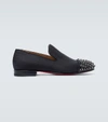 CHRISTIAN LOUBOUTIN SPOOKY SPIKED LOAFERS,P00496380