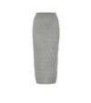 FENDI 棉质混纺针织中长半身裙,P00491851