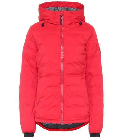 Canada Goose Camp Hoody Down Jacket In Red