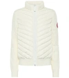 Canada Goose Hybridge Quilted Down Filled Jacket In White