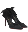 CHRISTIAN LOUBOUTIN RABAKATE 100 SUEDE PUMPS,P00513228