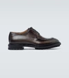 BERLUTI LEATHER DERBY SHOES,P00481415
