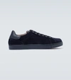 GIANVITO ROSSI LOW TOP SUEDE trainers,P00492972