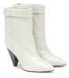 ISABEL MARANT LUIDO LEATHER ANKLE BOOTS,P00488721