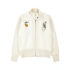 OFF-WHITE PASCAL PAINTING EMBROIDERED WOOL-BLEND BOMBER JACKET,3897389