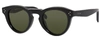 Celine Studded Acetate Sunglasses W/ Mineral Lenses, Black In Green