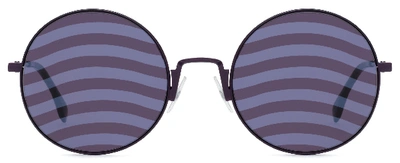 Fendi 0248 Round Sunglasses In Purple