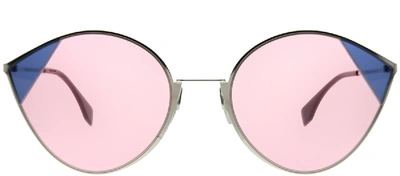 Fendi Cut-eye Ff 0341/s Cat-eye Sunglasses In Pink