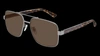Gucci Gg0529s M Aviator Sunglasses In Brown