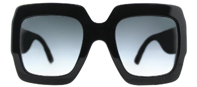 Gucci Square-frame Gg Acetate Sunglasses In Black