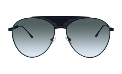 Jimmy Choo Jc Ave 807 9o Aviator Sunglasses In Grey