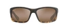 Maui Jim Kanaio Coast Polarized Wrap Sunglasses In Tort,havana