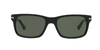 Persol Men's Temple Plaqué Rectangle Sunglasses In Green