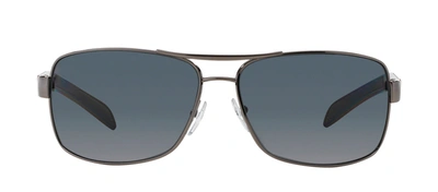 Prada 54is Navigator Polarized Sunglasses In Grey