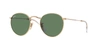 Ray Ban Round Metal Sunglasses In Green