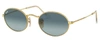RAY BAN RB3547 001/3M OVAL SUNGLASSES
