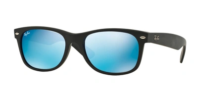 Ray Ban 2132 Mirror Wayfarer Sunglasses In Blue