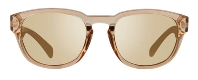 Revo Re 1054 12 Ch Zinger S Wayfarer Polarized Sunglasses In Gold