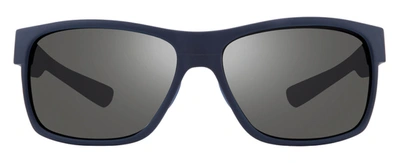 Revo Re 1097 05 Gy Espen Bs Rectangle Polarized Sunglasses In Grey