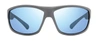 Revo Re 1092 00 Bl Caper Bl Wrap Polarized Sunglasses In Blue