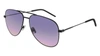Saint Laurent Classic 11 Blk Vlt 45 Aviator Sunglasses In Violet