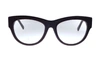 Swarovski Sk 5214 Cat-eye Eyeglasses In Burgundy
