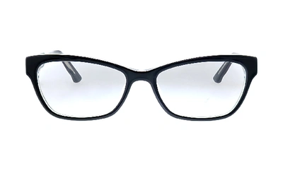 Swarovski Sk 4033 Square Eyeglasses In Black