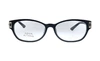 Swarovski Sk 4111 Square Eyeglasses In Black
