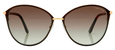 TOM FORD PENELOPE FT0320 28B CAT-EYE SUNGLASSES