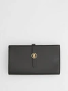 BURBERRY MONOGRAM MOTIF LEATHER FOLD