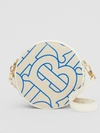 BURBERRY Monogram Motif Canvas and Leather Louise Bag