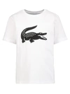 Lacoste Kids T-shirt For Boys In White